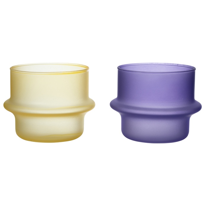 Mudo Home X İDEALİST Duo Bardak 2'Li Set Sarı&Mor
