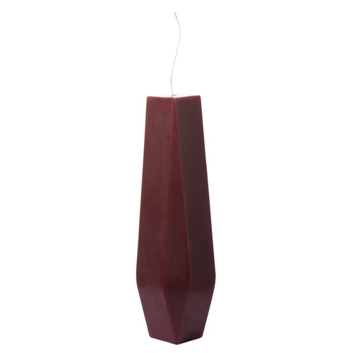 Mudo Home X İDEALİST Pia Sütun Mum Bordo 7,3X23,5