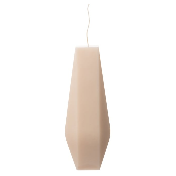 Mudo Home X İDEALİST Pia Sütun Mum Krem 6,9X18,5