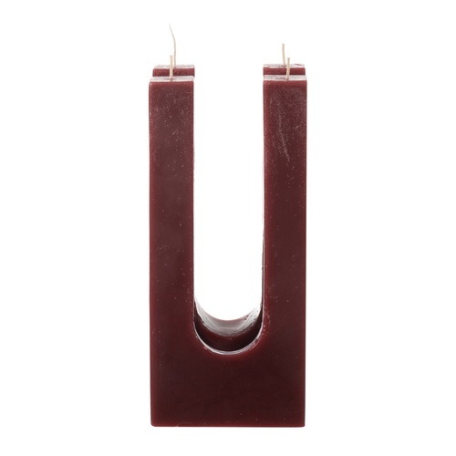 Mudo Home X İDEALİST Tetra Sütun Mum Bordo 8,8X19,5