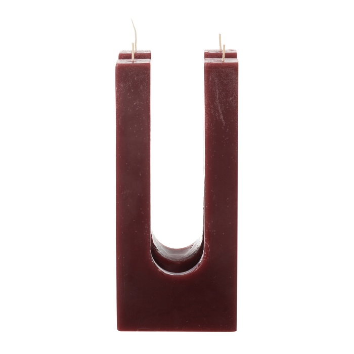 Mudo Home X İDEALİST Tetra Sütun Mum Bordo 8,8X19,5