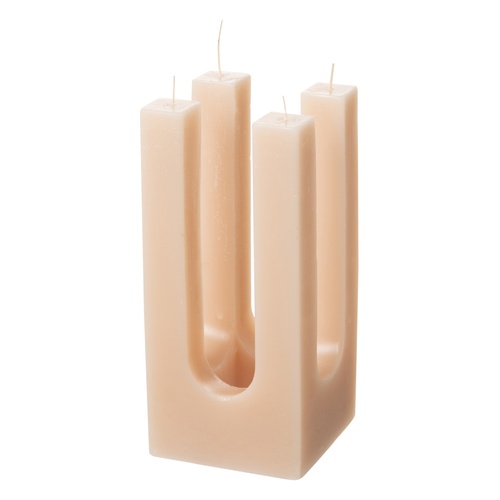 Mudo Home X İDEALİST Tetra Sütun Mum Krem 8,8X19,5