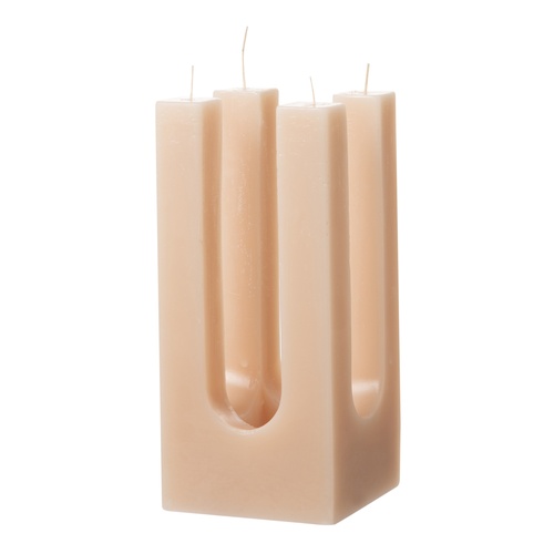 Mudo Home X İDEALİST Tetra Sütun Mum Krem 8,8X19,5