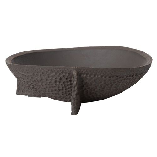 Mudo Home X İDEALİST Terra Brown Design Dekoratif Kase 25X7 Cm
