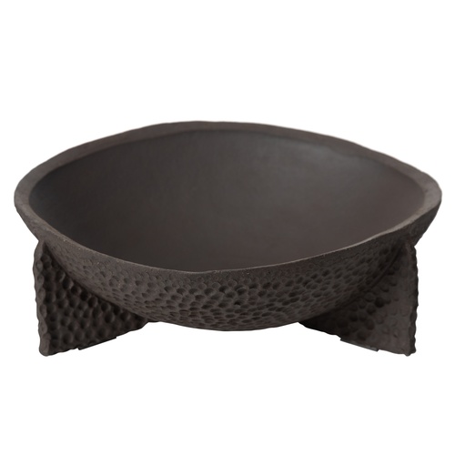 Mudo Home X İDEALİST Terra Brown Design Dekoratif Kase 25X7 Cm