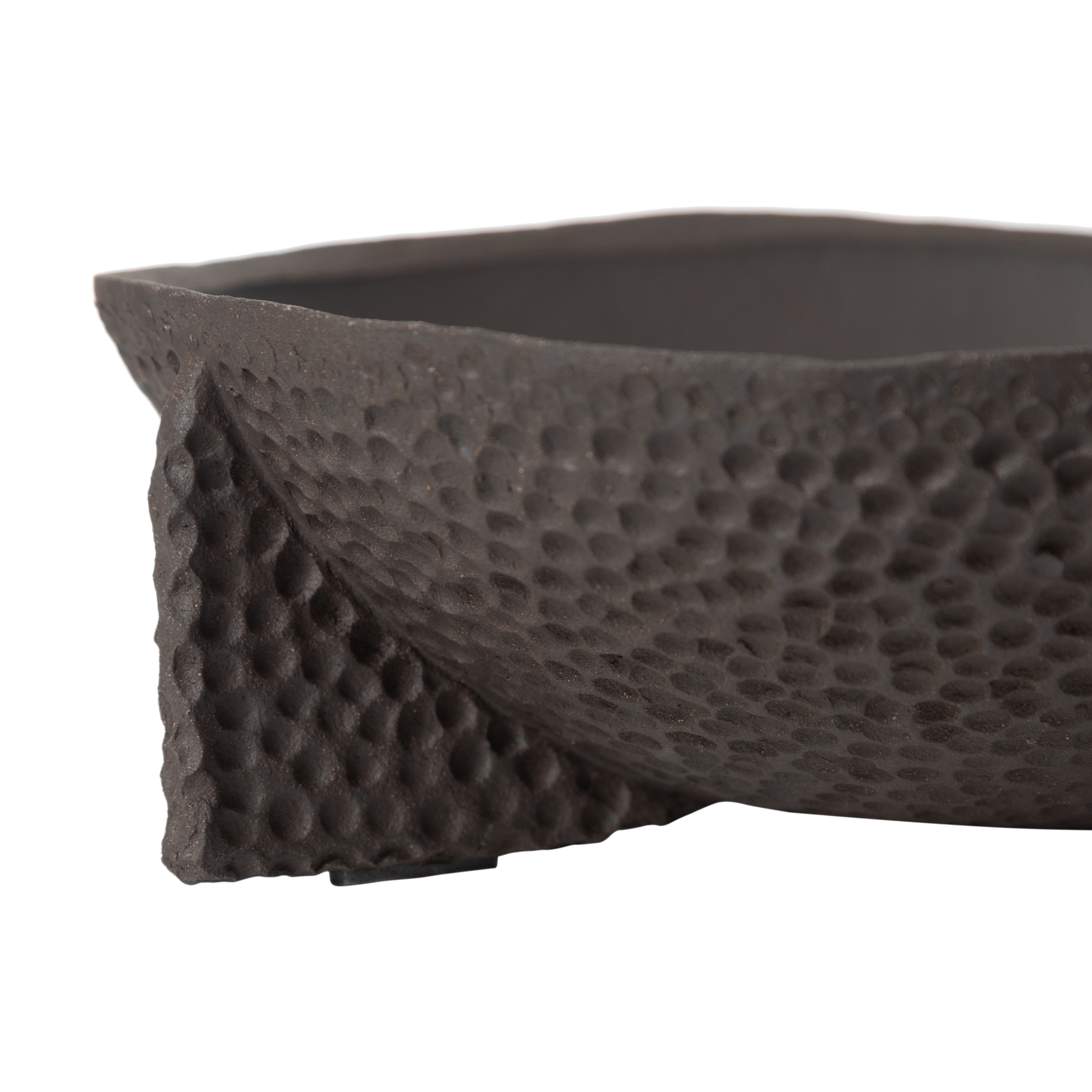 Mudo Home X İDEALİST Terra Brown Design Dekoratif Kase 25X7 Cm