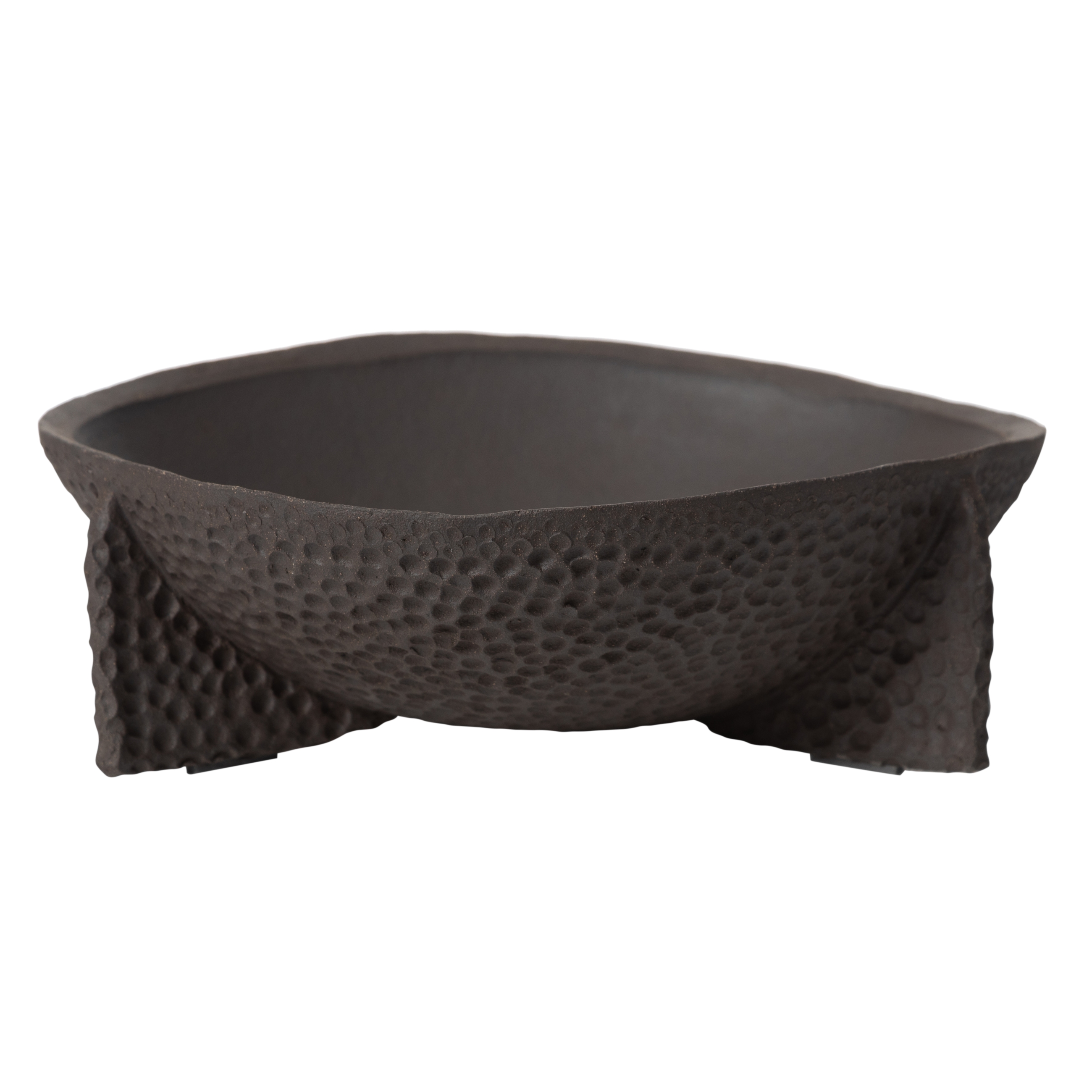 Mudo Home X İDEALİST Terra Brown Design Dekoratif Kase 25X7 Cm