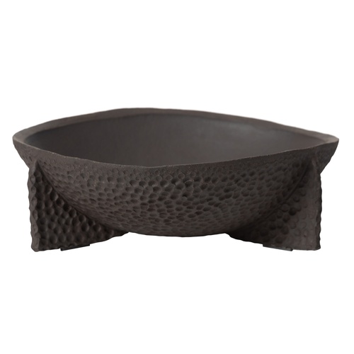 Mudo Home X İDEALİST Terra Brown Design Dekoratif Kase 25X7 Cm