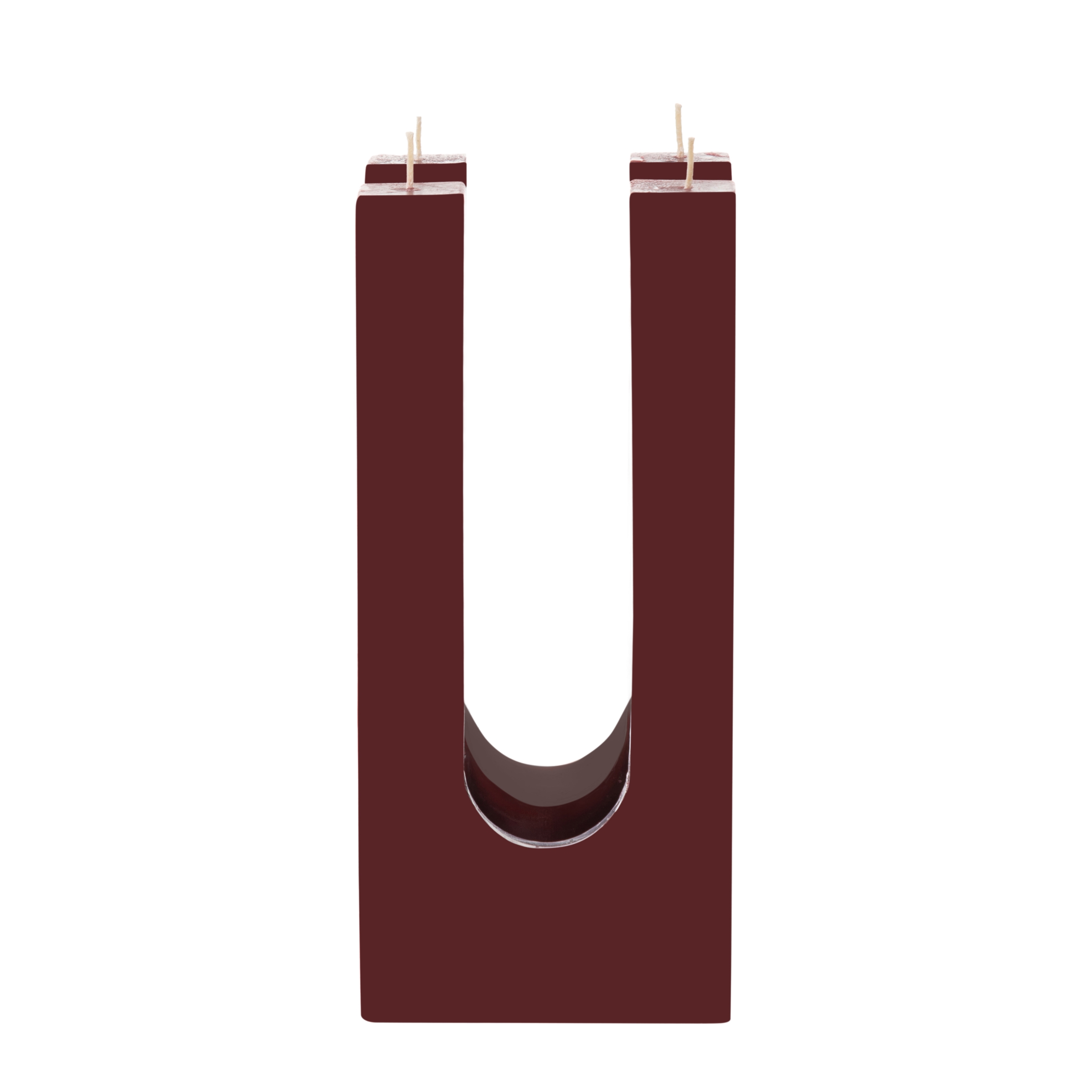 Mudo Home X İDEALİST Tetra Sütun Mum Bordo 8,8X19,5