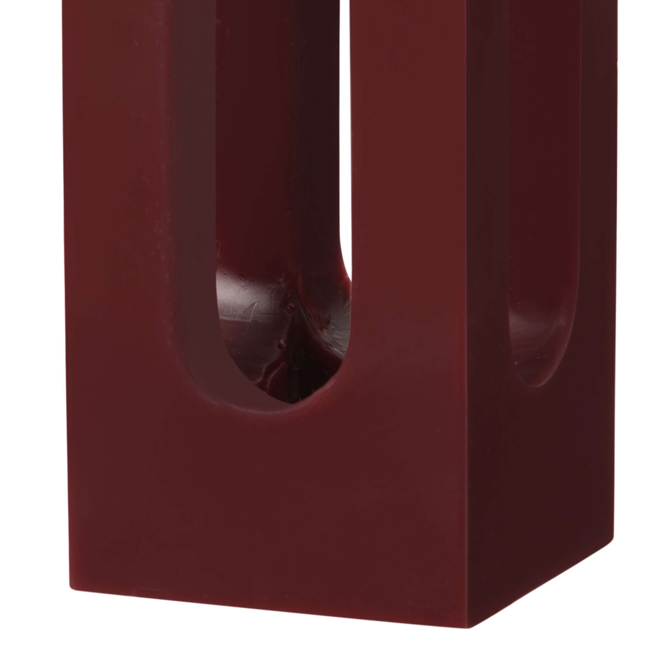 Mudo Home X İDEALİST Tetra Sütun Mum Bordo 8,8X19,5