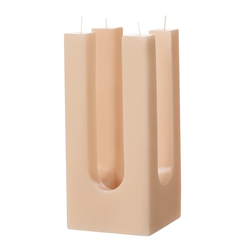 Mudo Home X İDEALİST Tetra Sütun Mum Krem 8,8X19,5