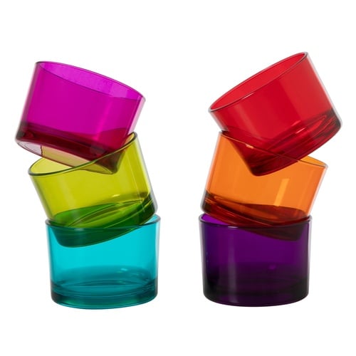 COLOR BARDAK SETİ 6 LI 215 ML