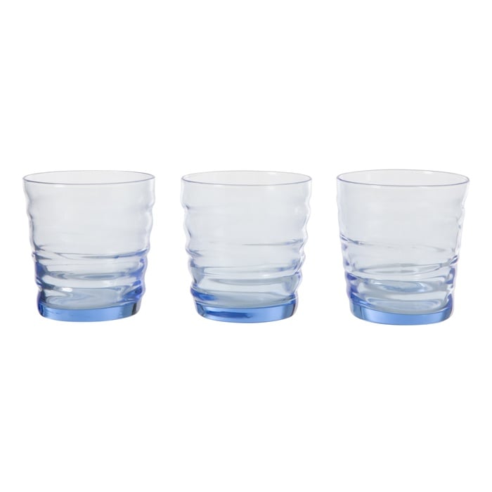 MAVİ BARDAK SETİ 3 LÜ 300 ML