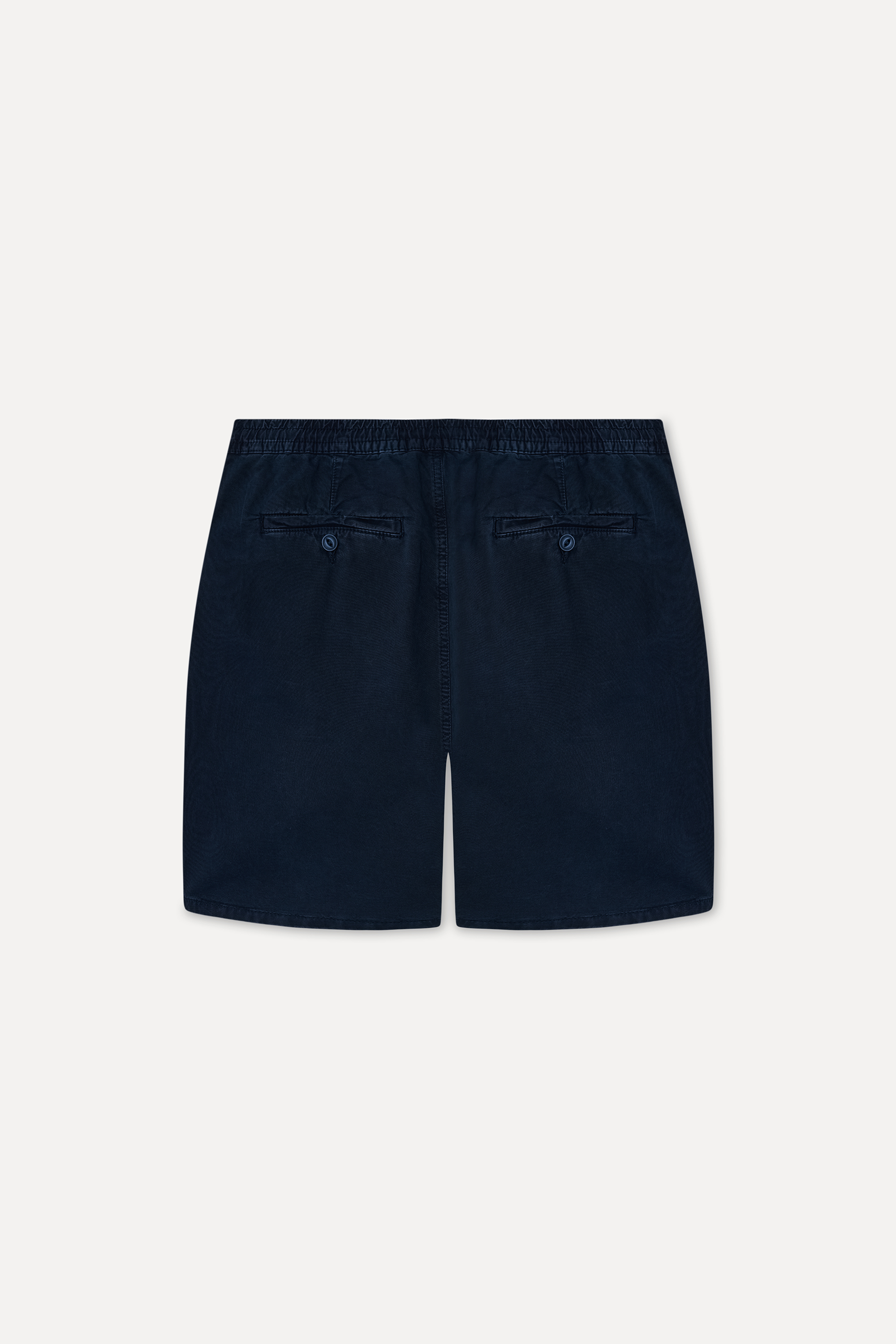Erkek Lacivert Straight Fit Şort