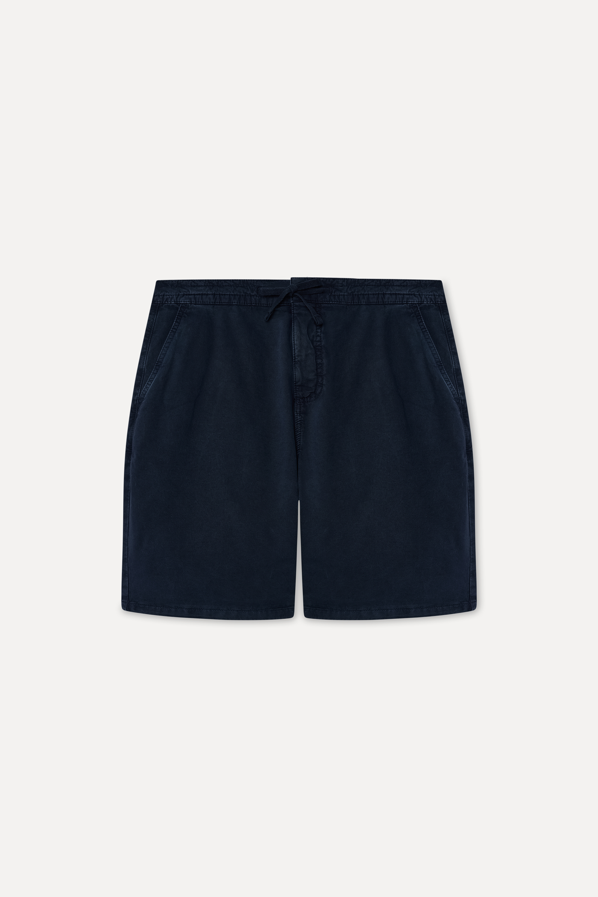Erkek Lacivert Straight Fit Şort