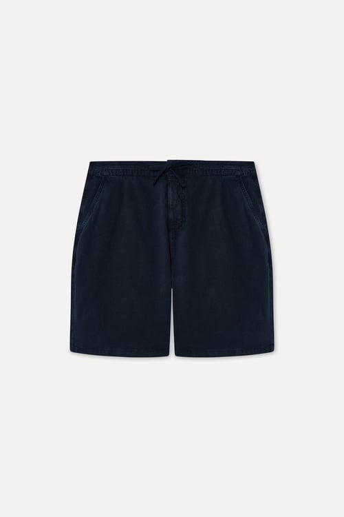  Erkek Lacivert Straight Fit Şort