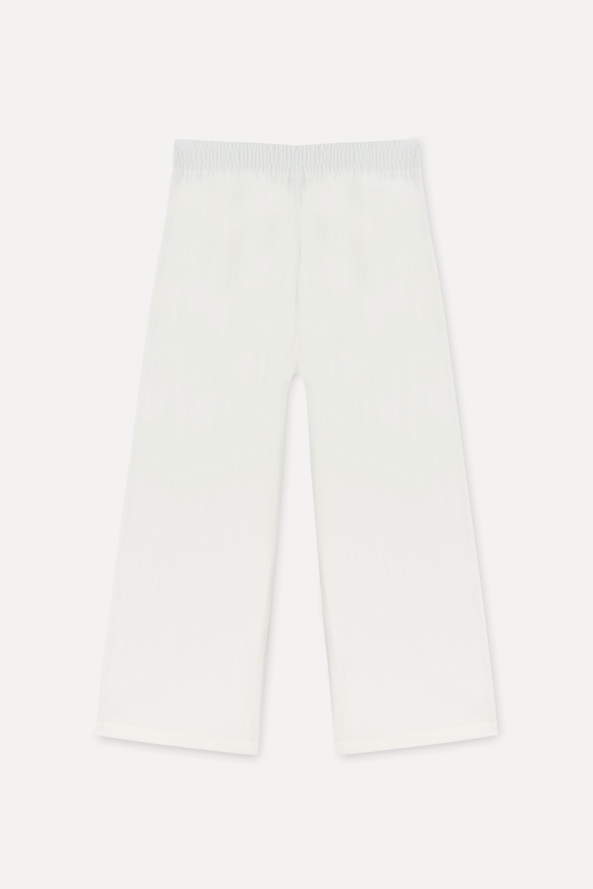 Kadın Beyaz Straight Fit Pantolon