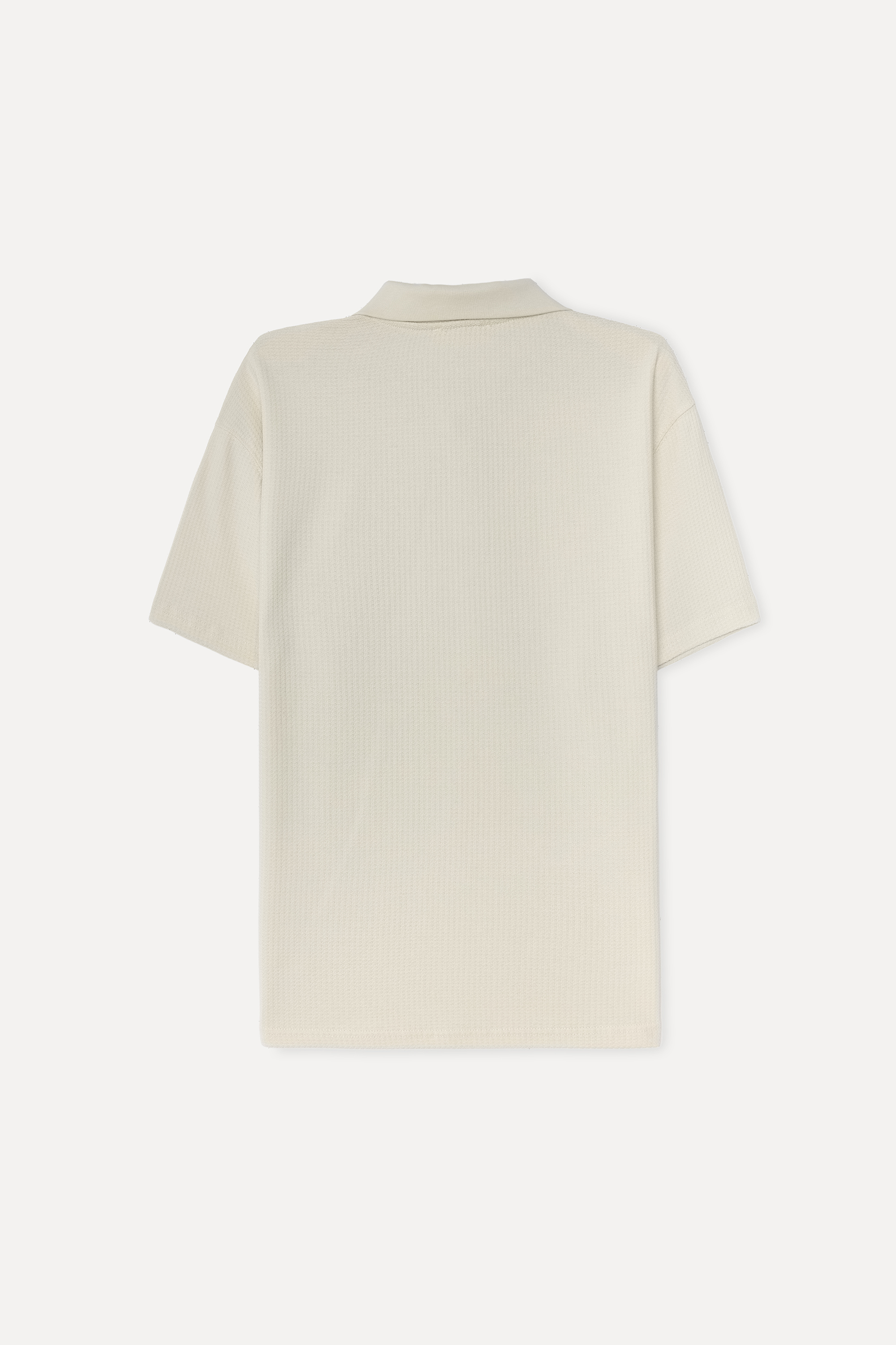 Erkek Taş Rengi Comfort Fit Polo Yaka T-Shirt