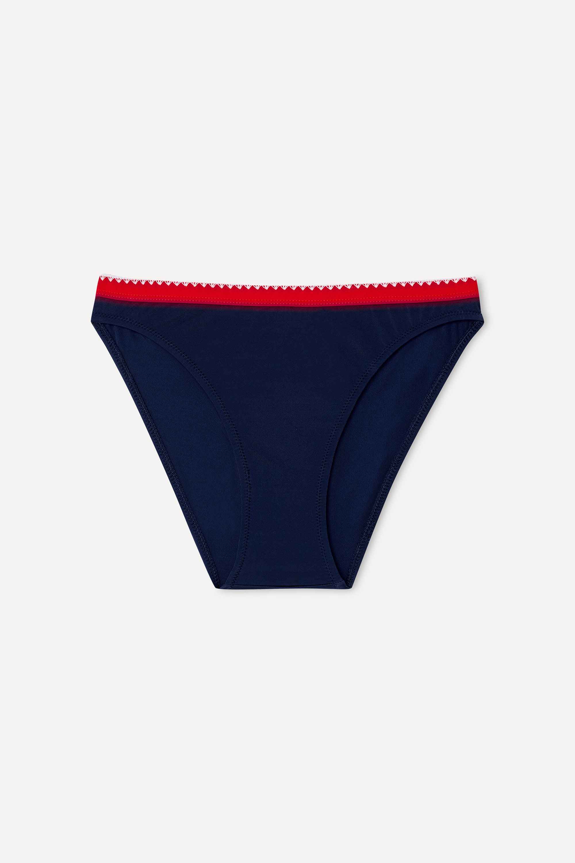 Kadın Lacivert Dikiş Detaylı Bikini Altı