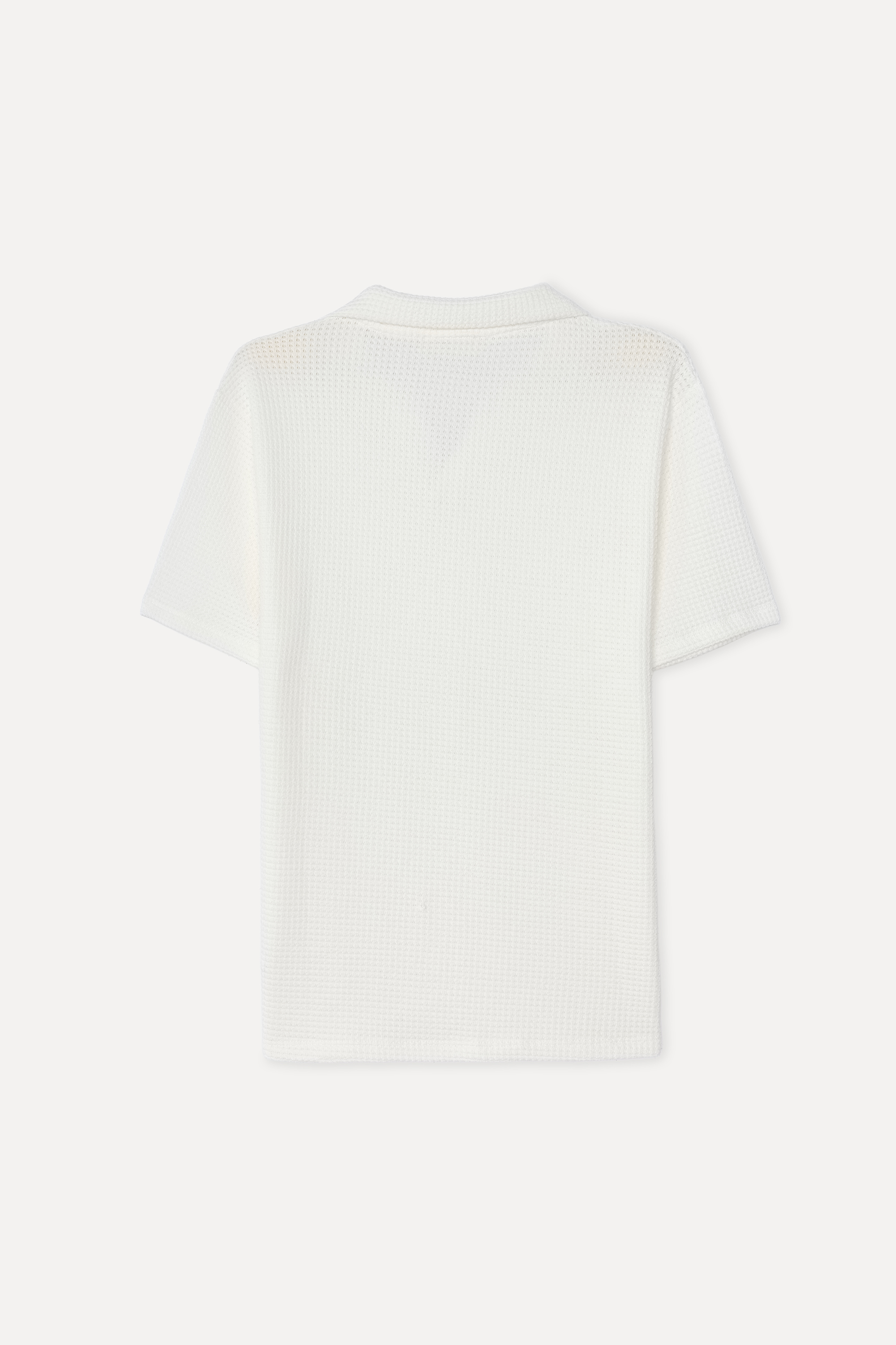Erkek Kırık Beyaz Polo Yaka T-Shirt