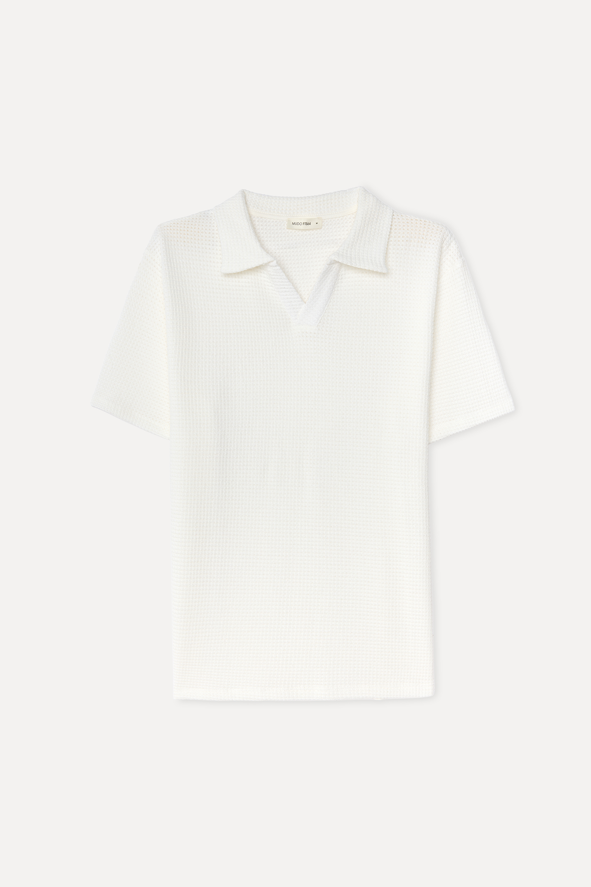 Erkek Kırık Beyaz Polo Yaka T-Shirt