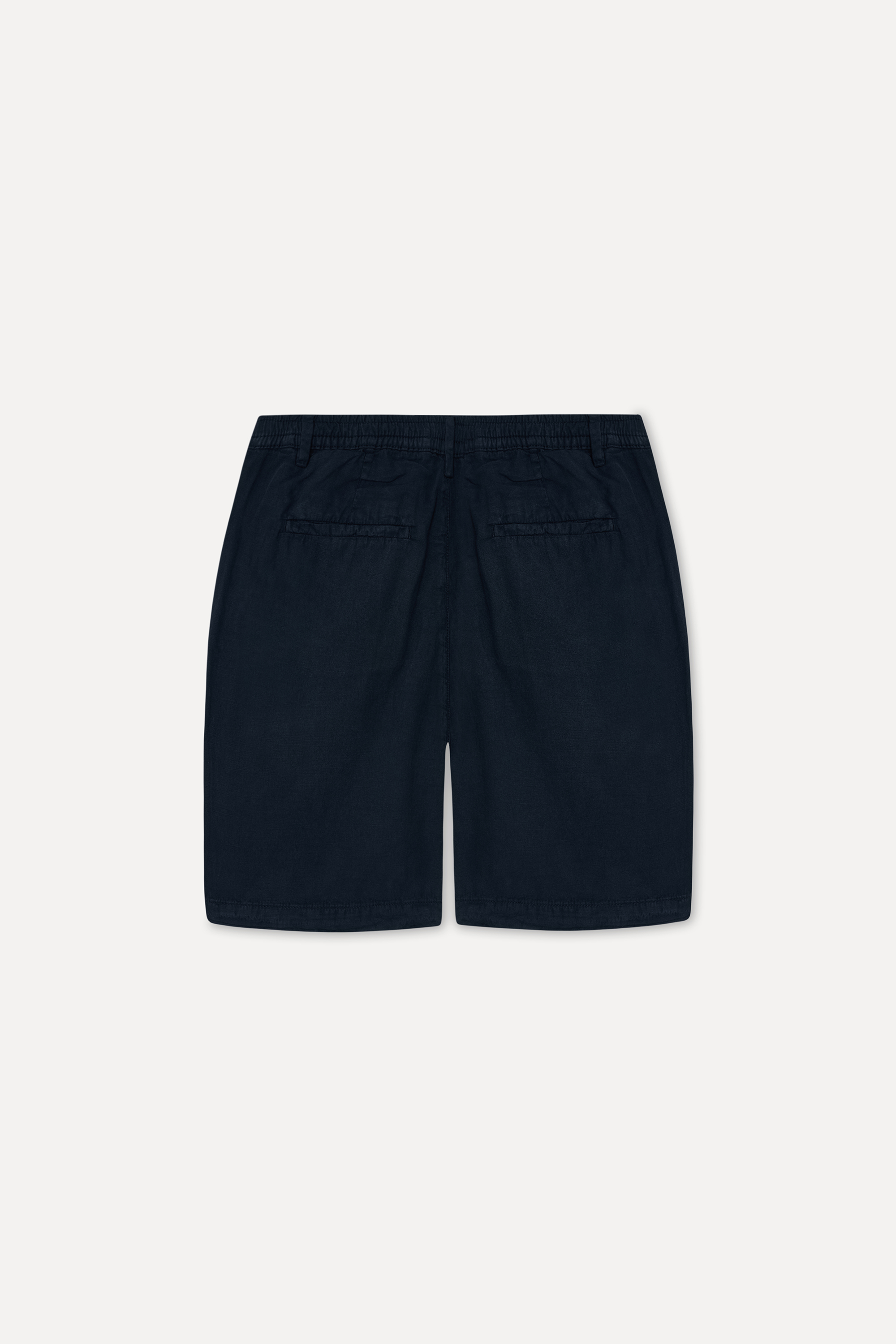 Erkek Lacivert Straight Fit Şort