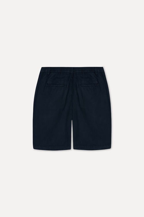 Erkek Lacivert Straight Fit Şort