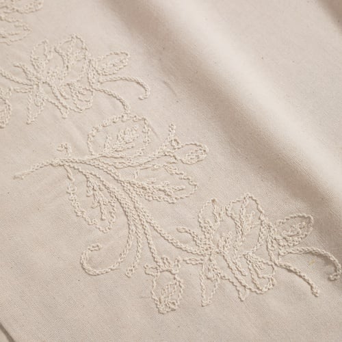 LILY İŞLEMELİ RUNNER EKRU 50X130