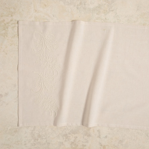 LILY İŞLEMELİ RUNNER EKRU 50X130