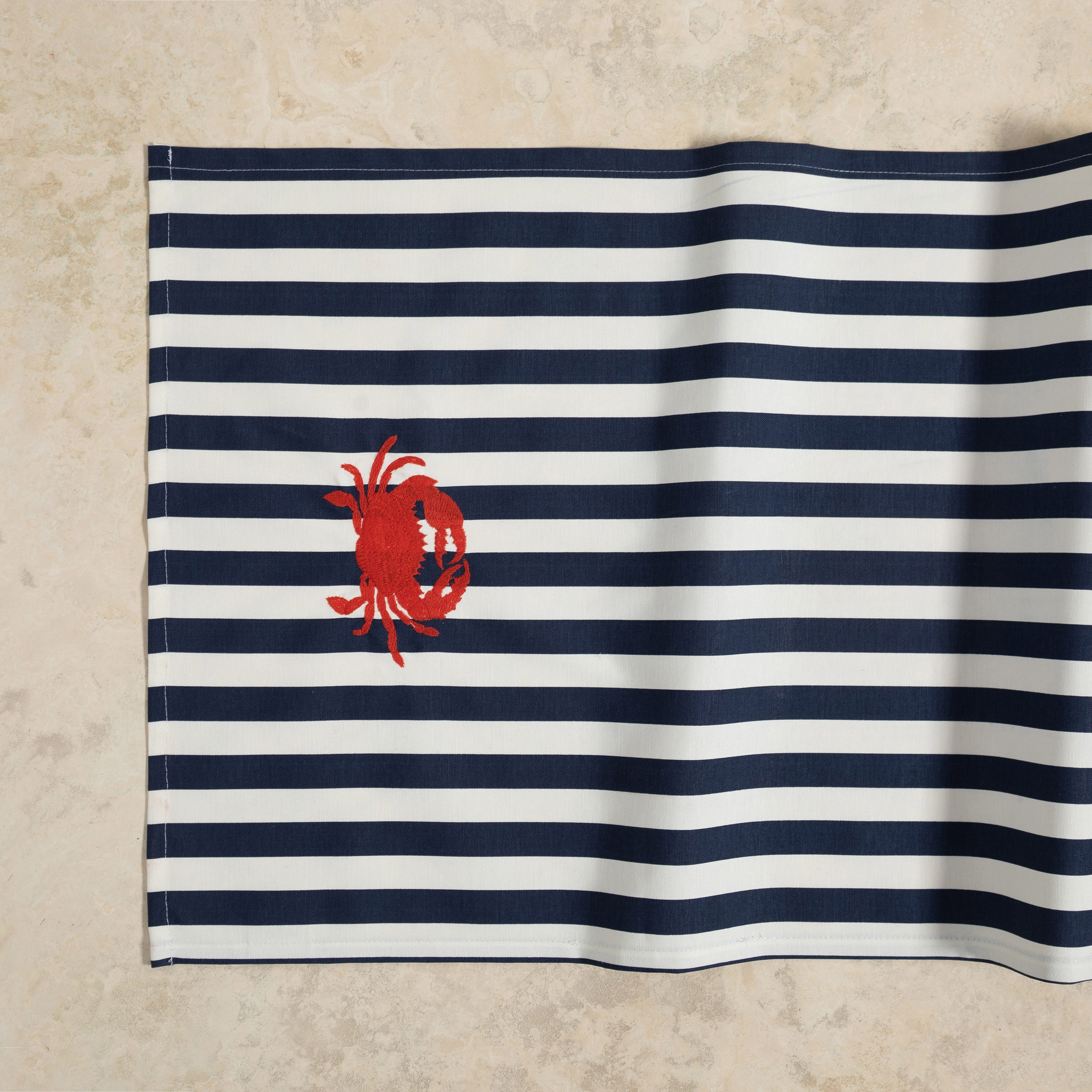 MARIN CRAB NAKIŞLI RUNNER LACİVERT 50X130