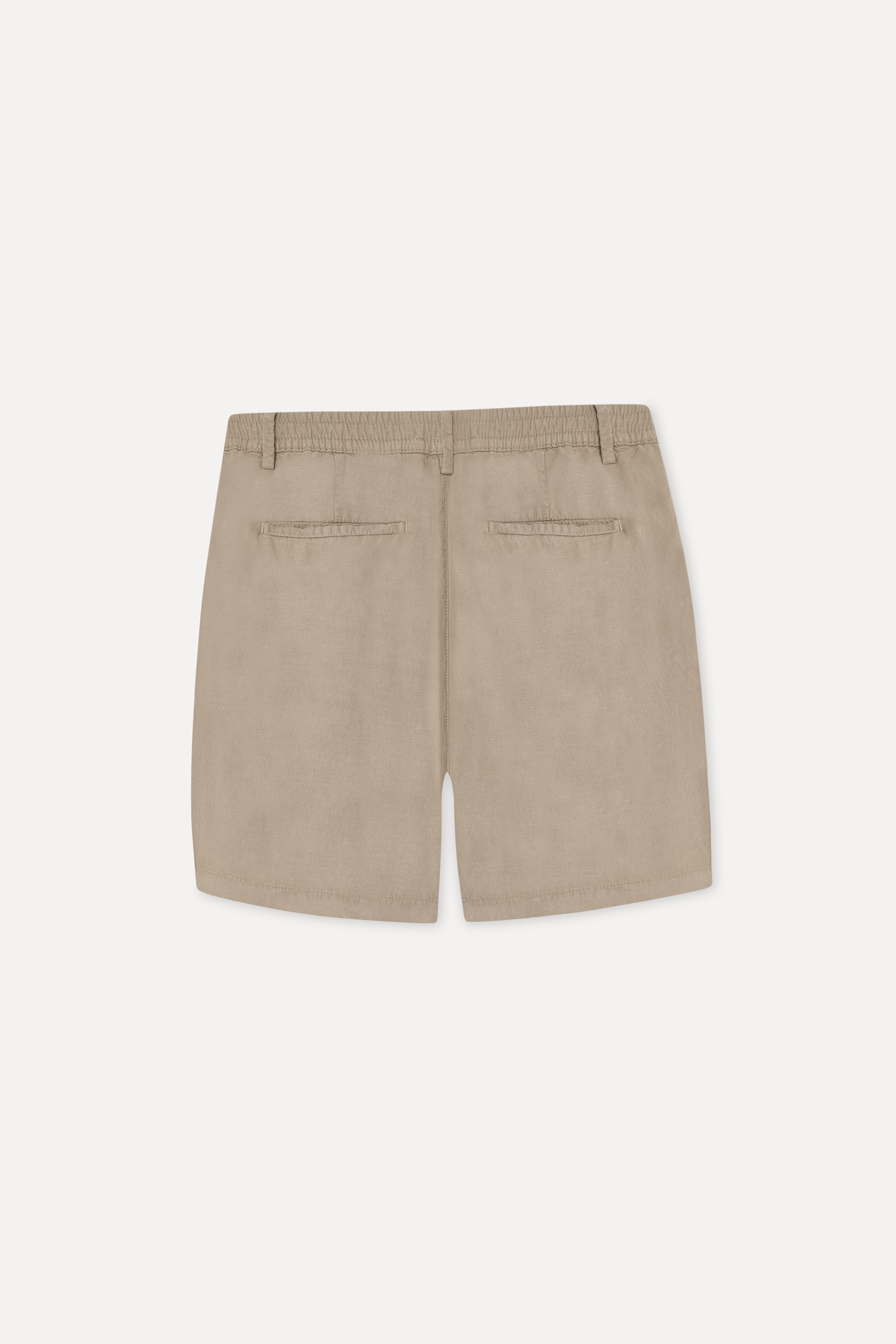Erkek Bej Rengi Straight Fit Şort