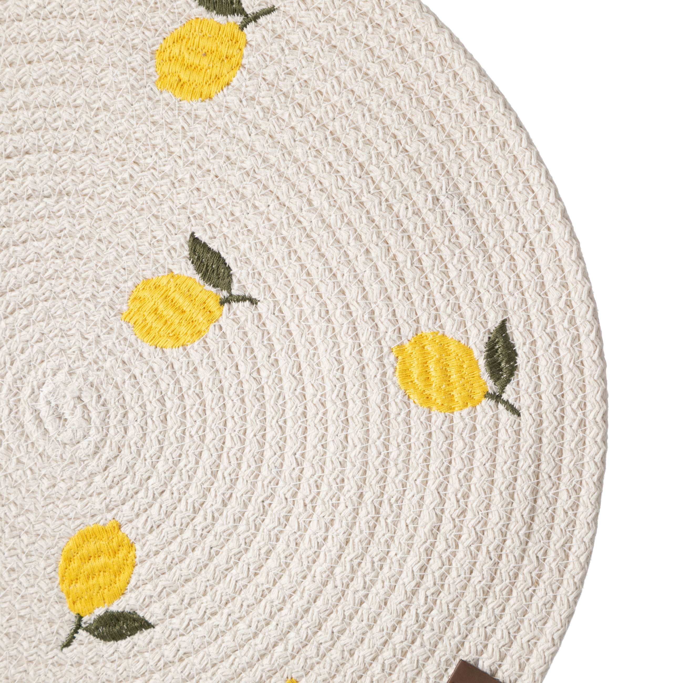 FRUITY GARDEN YUVARLAK AMERİKAN SERVİSİ 35 CM LİMON