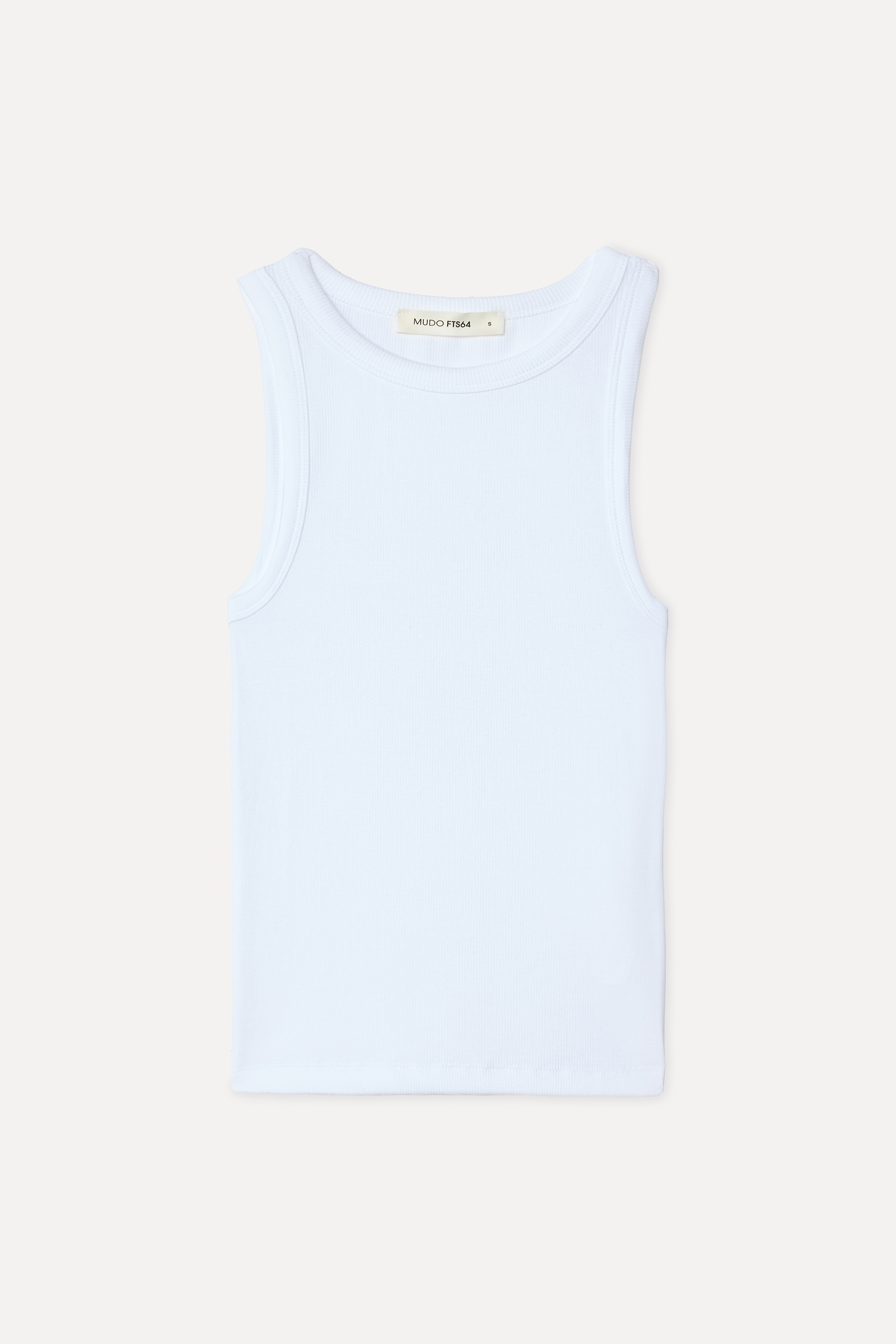 Kadın Beyaz Fitted Bisiklet Yaka Atlet