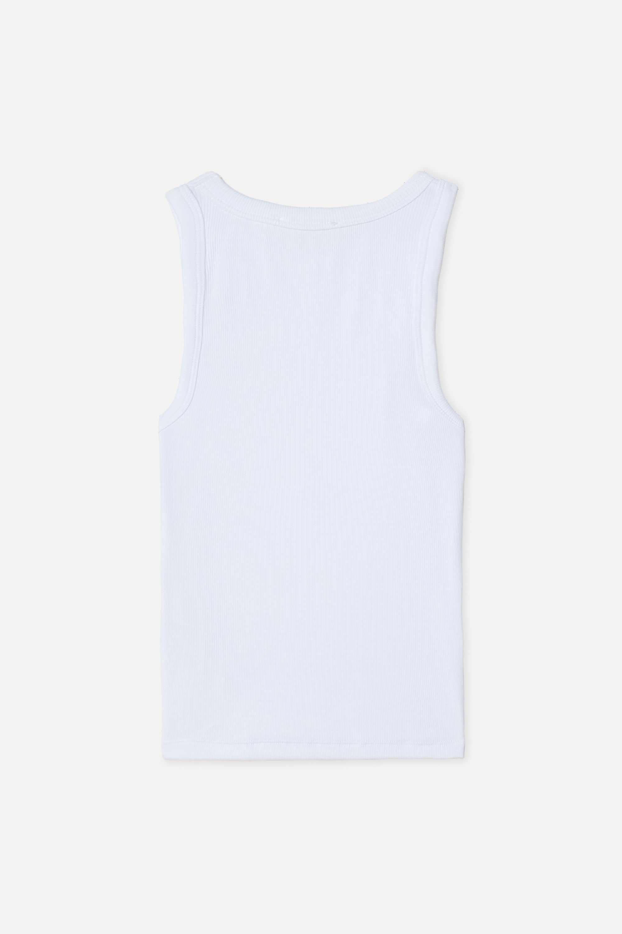 Kadın Beyaz Fitted Bisiklet Yaka Atlet