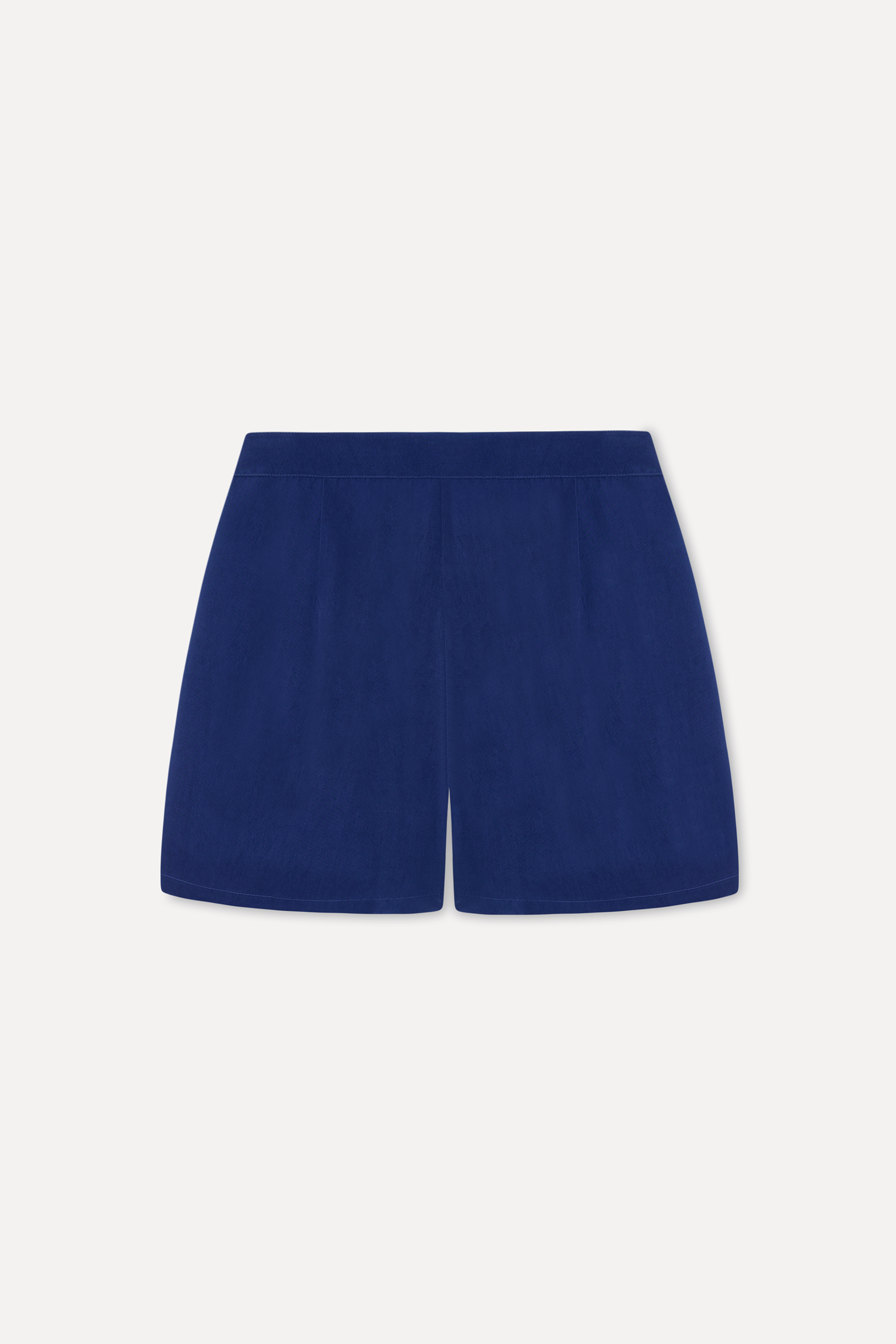 Kadın Lacivert Comfort Fit Çift Cepli Şort