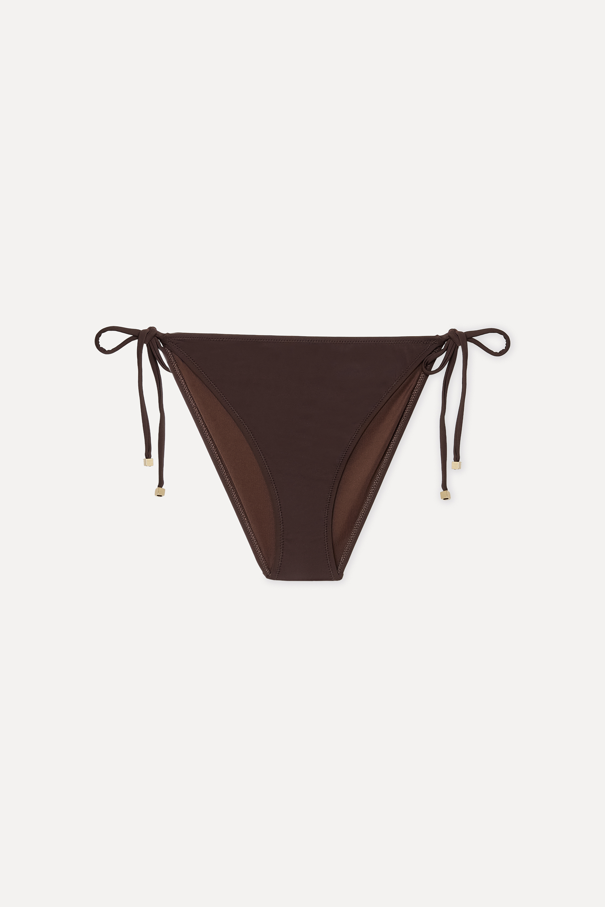 Kadın Kahverengi Bağlamalı Bikini Altı