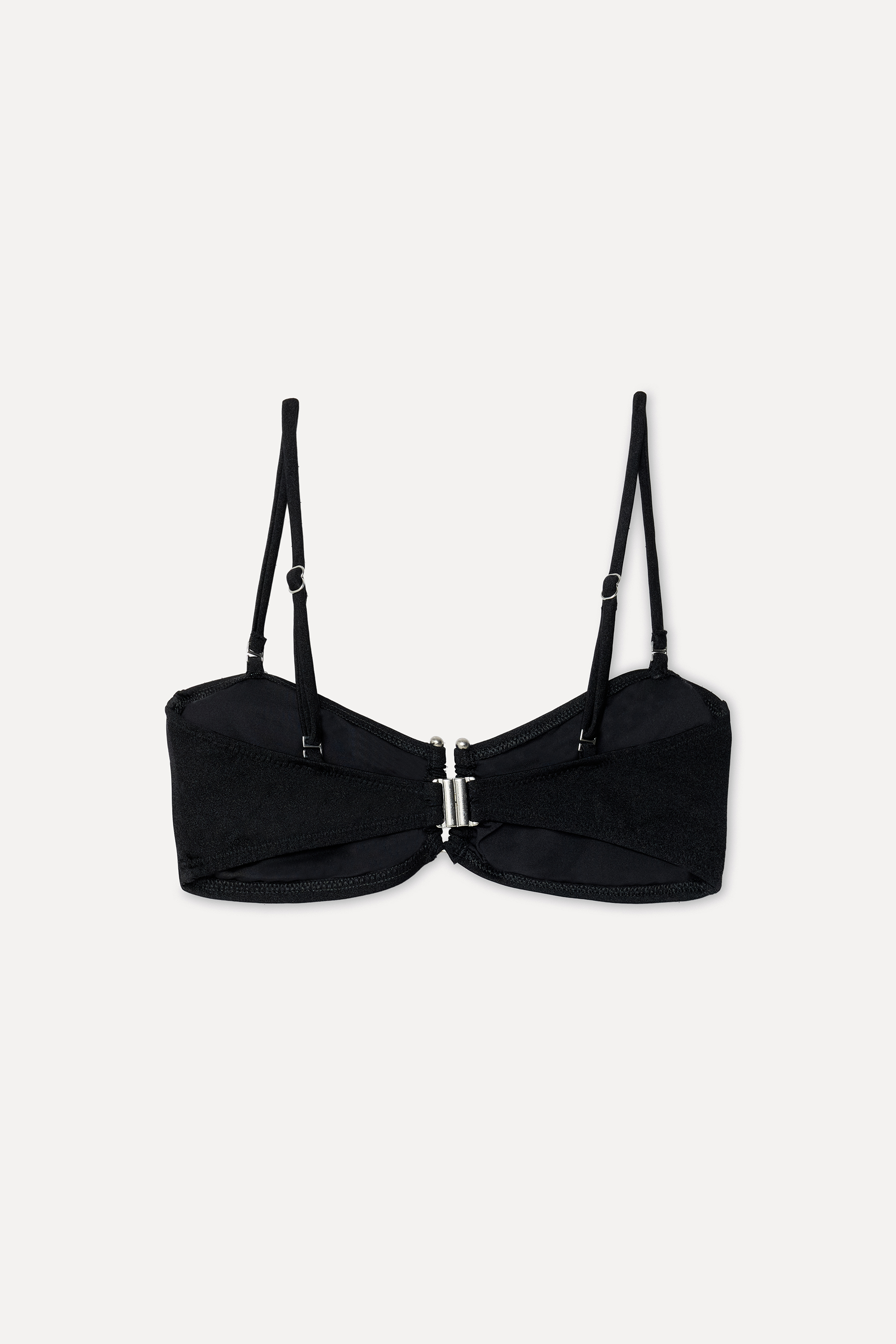 Kadın Siyah Tokalı Bikini Üstü