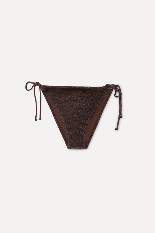 Kadın Bronz Bağlamalı Bikini Altı