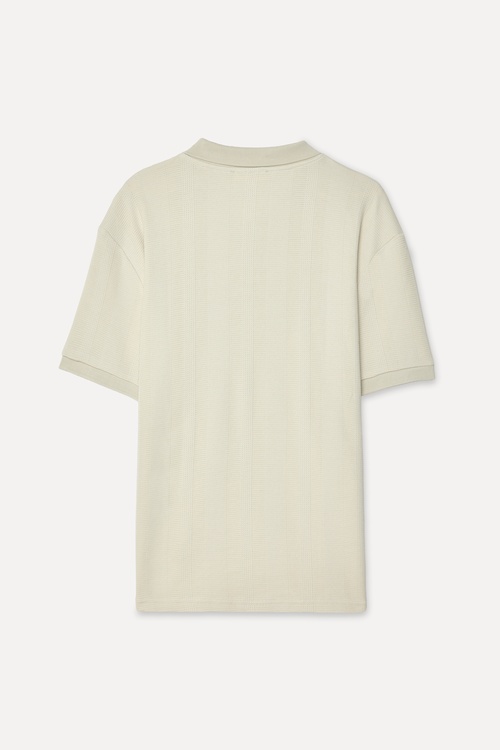  Erkek Taş Rengi Comfort Fit Polo Yaka T-Shirt