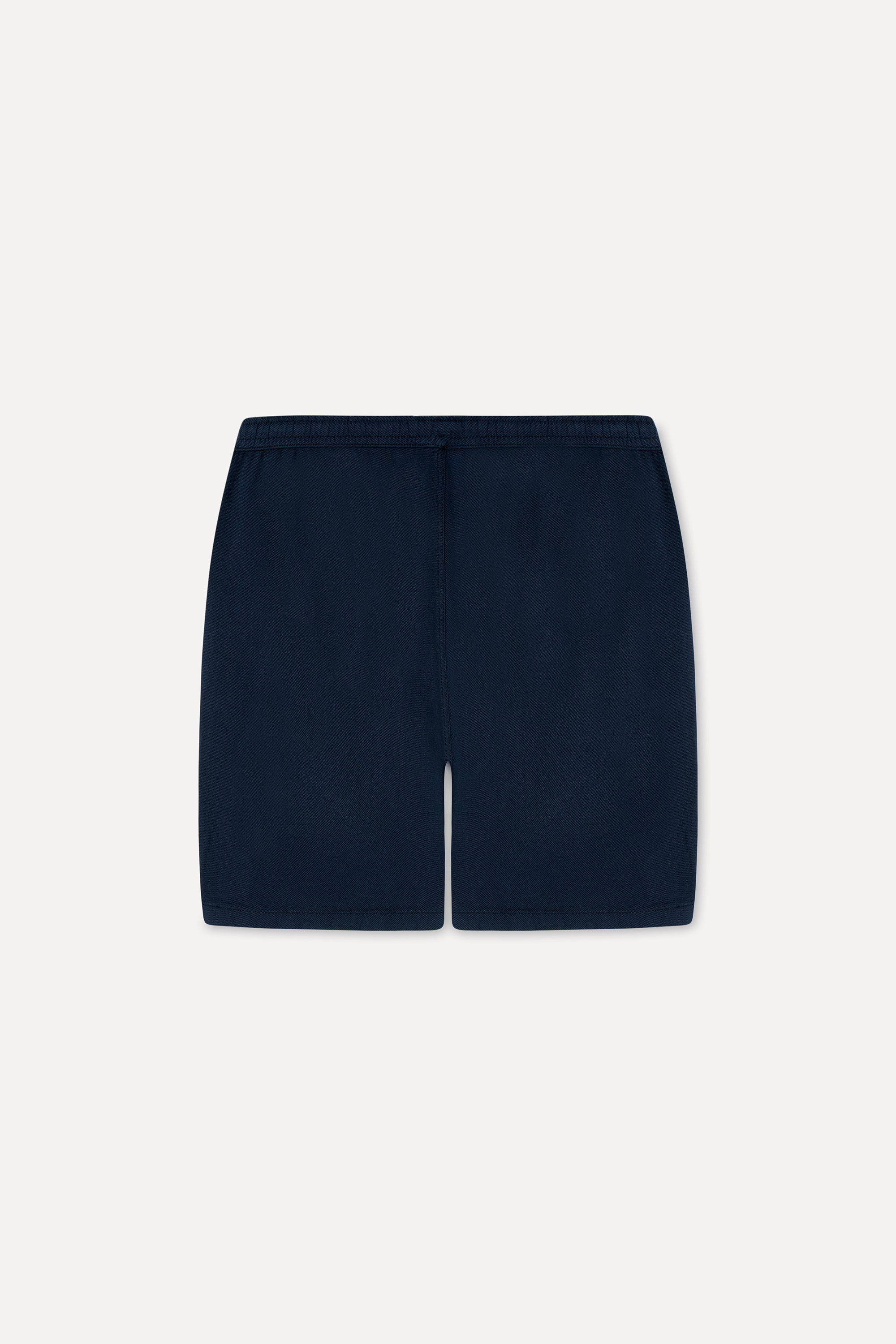 Erkek Lacivert Straight Fit Şort