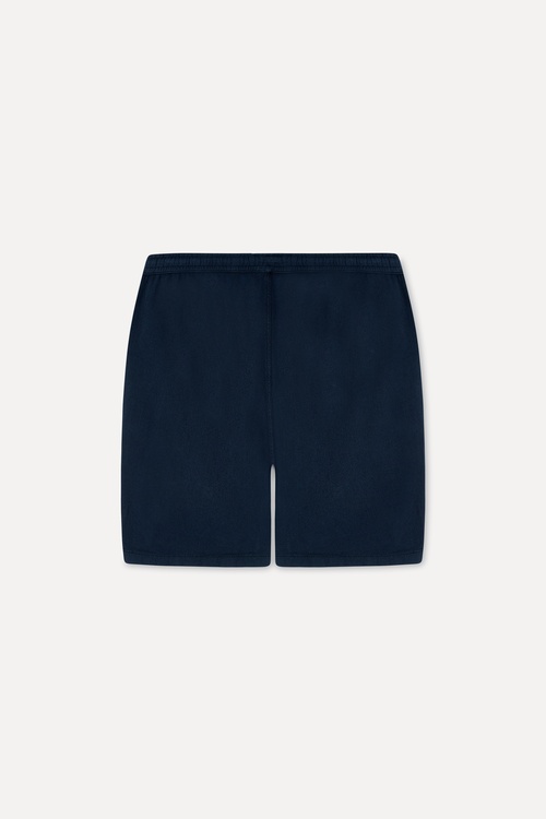  Erkek Lacivert Straight Fit Şort