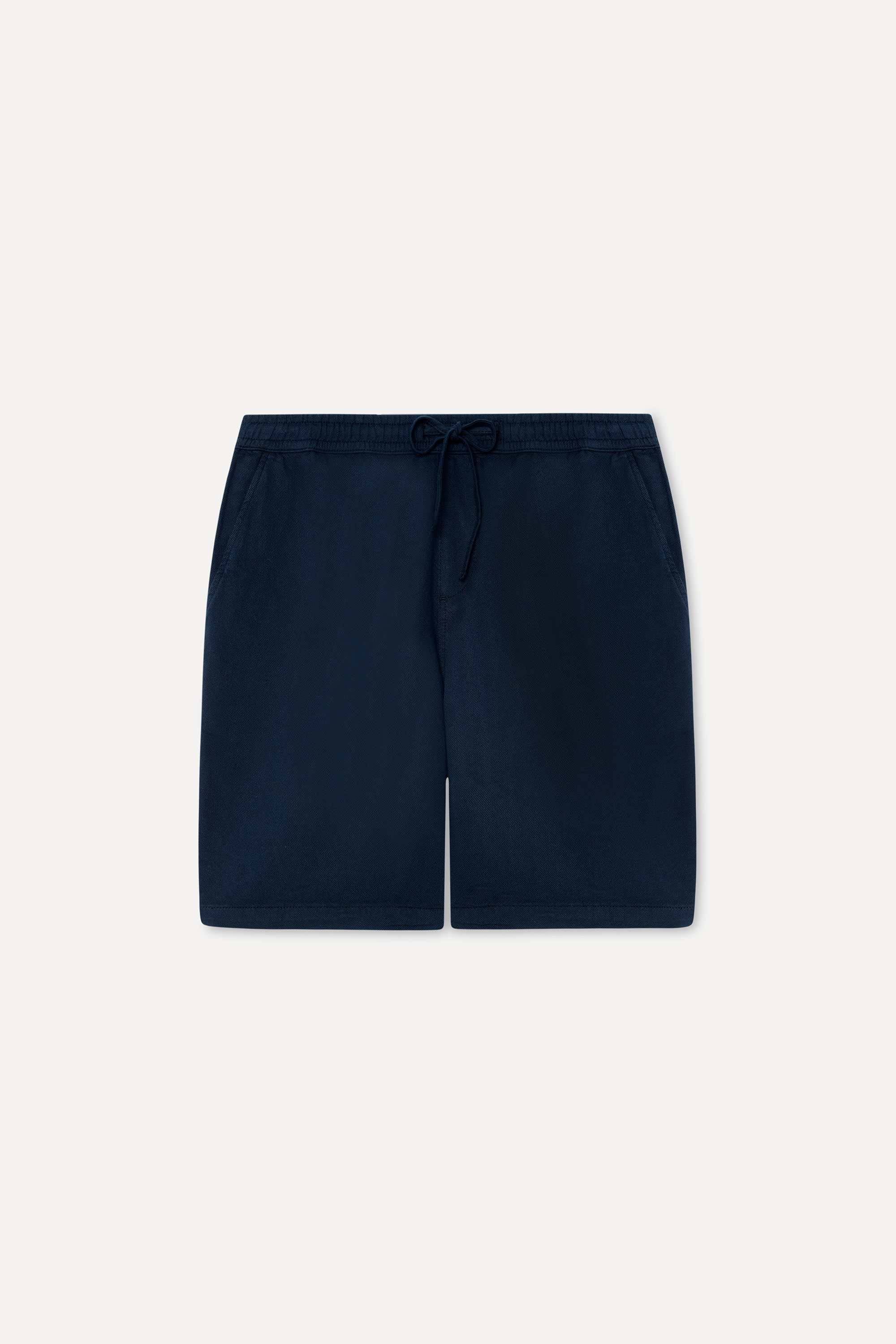 Erkek Lacivert Straight Fit Şort