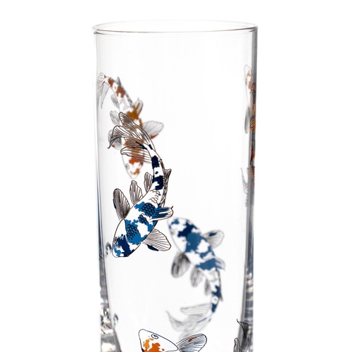  FISH RAKI KADEHİ MAVİ & TURUNCU - 195 ML