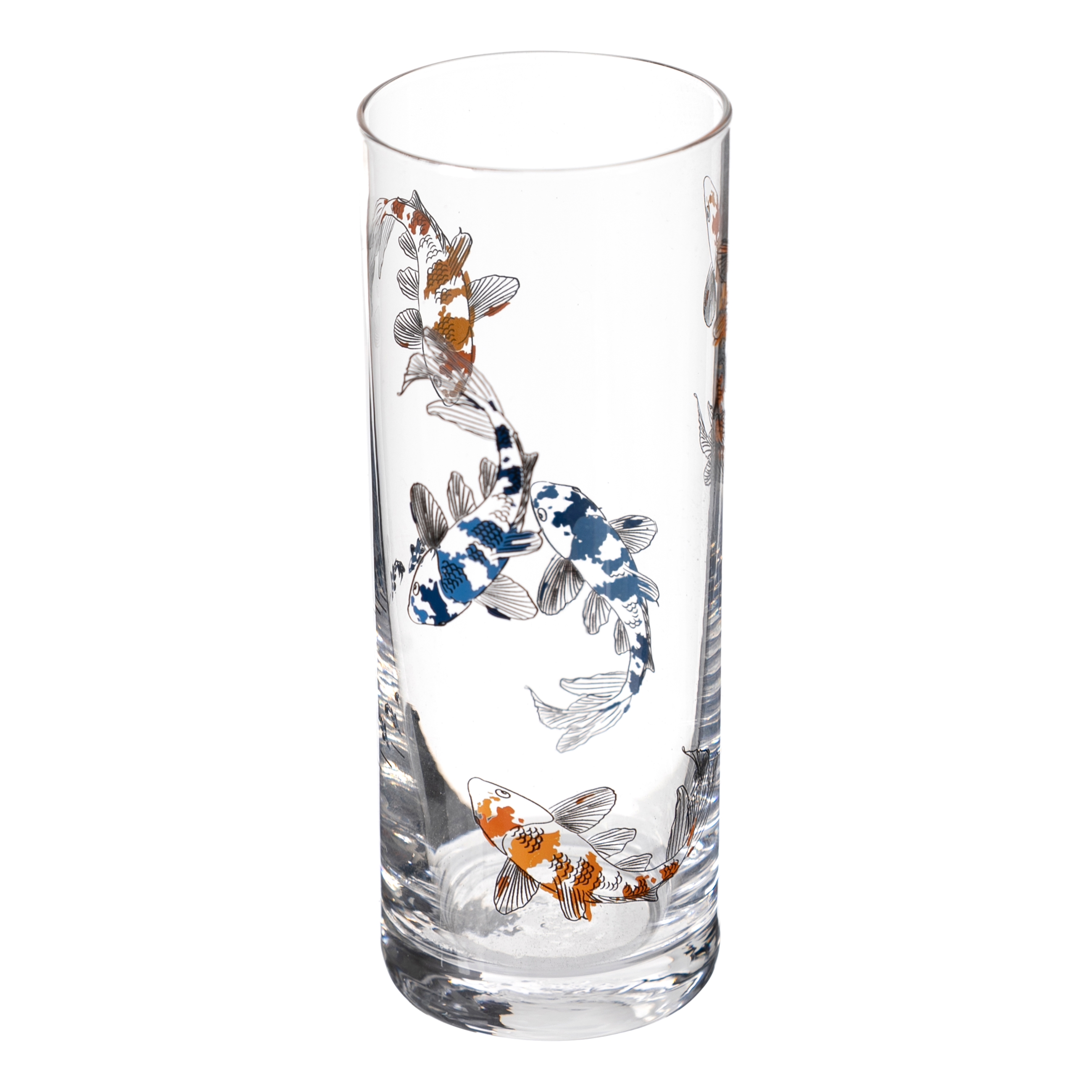 FISH RAKI KADEHİ MAVİ & TURUNCU - 195 ML