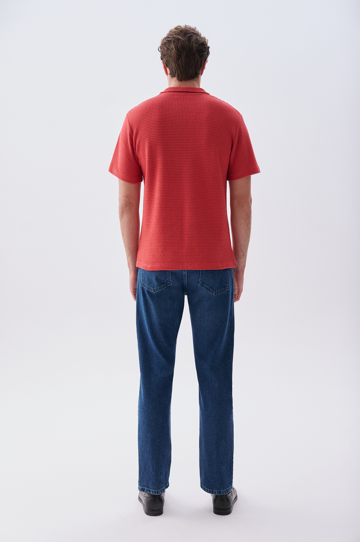 Erkek Kırmızı Polo Yaka T-Shirt
