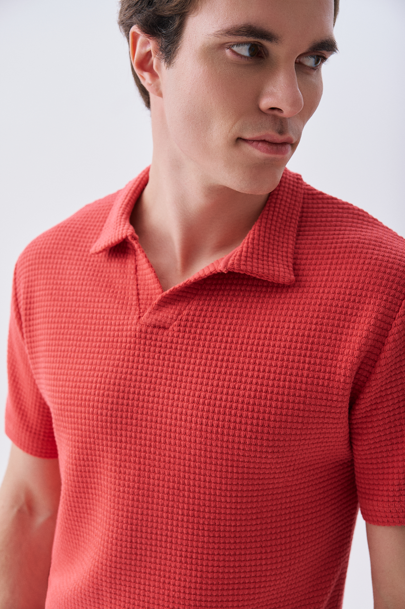 Erkek Kırmızı Polo Yaka T-Shirt