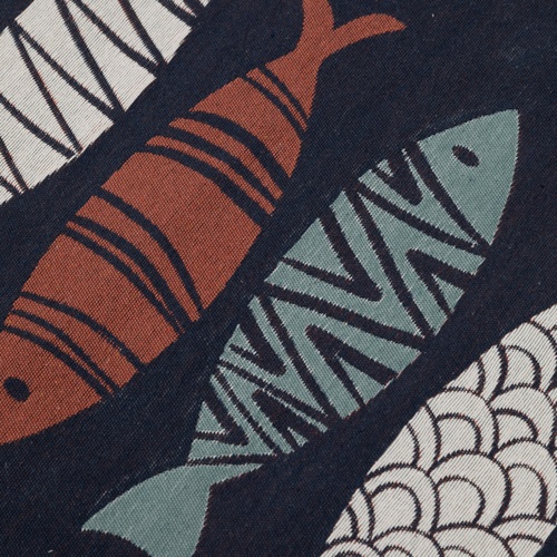 LARISSA RENKLİ FISH KİLİM LACİVERT 80X150 CM