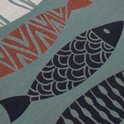  LARISSA RENKLİ FISH KİLİM LACİVERT 80X150 CM