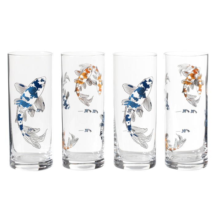 FISH RAKI KADEHİ 4'LÜ SET - 195ML