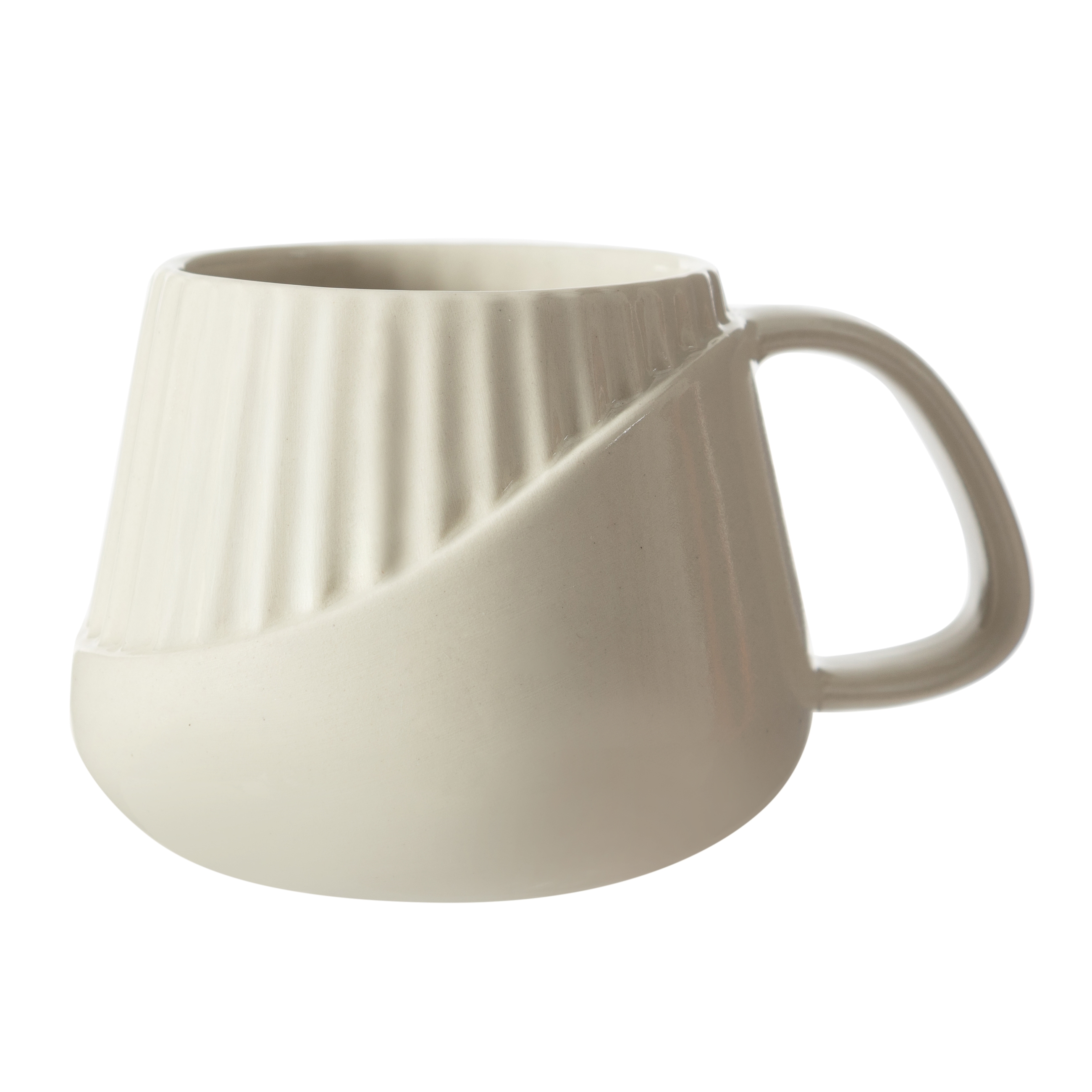 HANDMADE KUPA BEJ - 340 ML